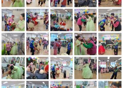 정월대보름을 맞이해 지역주민이 참여해 신명난 놀이마당을 펼쳐 어르신께서 흥에겨워 어깨춤이 절로~~